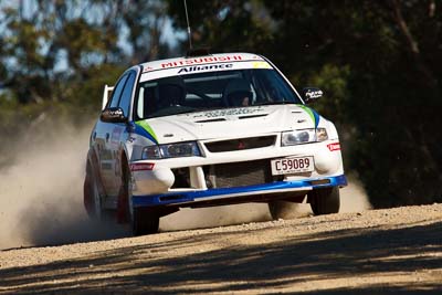 25;21-June-2008;ARC;Australia;Australian-Rally-Championship;Evo-6;Mitsubishi-Lancer;Mitsubishi-Lancer-Evolution-VI;QLD;QRC;Queensland;Queensland-Rally-Championship;Rebecca-Smart;Ryan-Smart;Sunshine-Coast;auto;motorsport;racing;super-telephoto