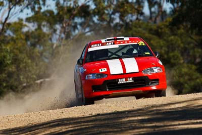 22;21-June-2008;ARC;Australia;Australian-Rally-Championship;Mitsubishi-Mirage;Molly-Taylor;QLD;Queensland;Sunshine-Coast;Toni-Feaver;auto;motorsport;racing;super-telephoto