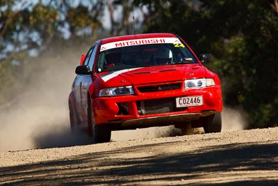 24;21-June-2008;ARC;Australia;Australian-Rally-Championship;Evo-6;Margot-Knowles;Mitsubishi-Lancer;Mitsubishi-Lancer-Evolution-VI;QLD;QRC;Queensland;Queensland-Rally-Championship;Simon-Knowles;Sunshine-Coast;auto;motorsport;racing;super-telephoto