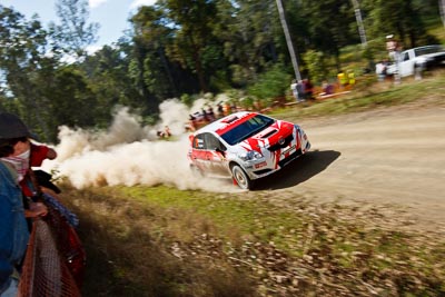 2;21-June-2008;ARC;Australia;Australian-Rally-Championship;Coral-Taylor;Neal-Bates;QLD;Queensland;Sunshine-Coast;Team-TRD;Toyota-TRD-Corolla-S2000;auto;motorsport;racing;wide-angle