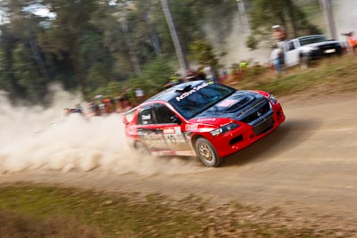 10;21-June-2008;ARC;Australia;Australian-Rally-Championship;Evo-9;Justin-Dowel;Matt-Lee;Mitsubishi-Lancer;Mitsubishi-Lancer-Evolution-IX;QLD;Queensland;Sunshine-Coast;auto;motorsport;racing;wide-angle