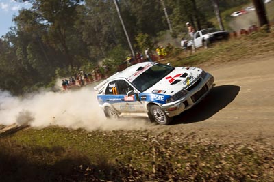 11;21-June-2008;ARC;Australia;Australian-Rally-Championship;Evo-6;Mitsubishi-Lancer;Mitsubishi-Lancer-Evolution-VI;QLD;QRC;Queensland;Queensland-Rally-Championship;Steven-Shepheard;Sunshine-Coast;Tom-Smith;auto;motorsport;racing;wide-angle