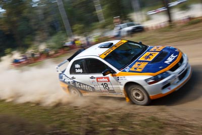 18;21-June-2008;ARC;Australia;Australian-Rally-Championship;David-Callaghan;David-Hills;Evo-9;Mitsubishi-Lancer;Mitsubishi-Lancer-Evolution-IX;QLD;Queensland;Sunshine-Coast;auto;motorsport;racing;wide-angle