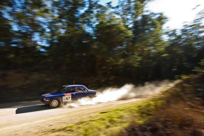 67;21-June-2008;ARC;Australia;Australian-Rally-Championship;Craig-Mole;Craig-Smith;Datsun-1600;QLD;Queensland;Sunshine-Coast;auto;motorsport;racing;wide-angle