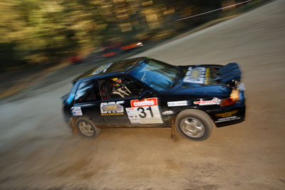 31;21-June-2008;Allan-Clunes;Australia;Gavin-Wieland;Mazda-323;QLD;QRC;Queensland;Queensland-Rally-Championship;Sunshine-Coast;auto;motorsport;movement;racing;speed;wide-angle