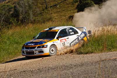 18;22-June-2008;ARC;Australia;Australian-Rally-Championship;David-Callaghan;David-Hills;Evo-9;Imbil;Mitsubishi-Lancer;Mitsubishi-Lancer-Evolution-IX;QLD;Queensland;Sunshine-Coast;Topshot;auto;dust;motorsport;racing;telephoto