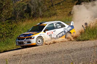 18;22-June-2008;ARC;Australia;Australian-Rally-Championship;David-Callaghan;David-Hills;Evo-9;Imbil;Mitsubishi-Lancer;Mitsubishi-Lancer-Evolution-IX;QLD;Queensland;Sunshine-Coast;auto;motorsport;racing;telephoto