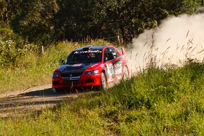 10;22-June-2008;ARC;Australia;Australian-Rally-Championship;Evo-9;Imbil;Justin-Dowel;Matt-Lee;Mitsubishi-Lancer;Mitsubishi-Lancer-Evolution-IX;QLD;Queensland;Sunshine-Coast;auto;motorsport;racing;telephoto