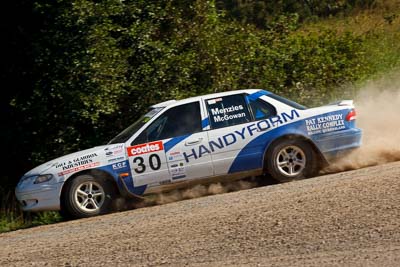 30;22-June-2008;Australia;Ford-Falcon-XR8;Ian-Menzies;Imbil;QLD;QRC;Queensland;Queensland-Rally-Championship;Robert-McGowan;Sunshine-Coast;auto;motorsport;racing;telephoto