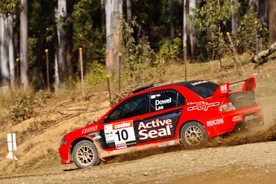 10;22-June-2008;ARC;Australia;Australian-Rally-Championship;Evo-9;Imbil;Justin-Dowel;Matt-Lee;Mitsubishi-Lancer;Mitsubishi-Lancer-Evolution-IX;QLD;Queensland;Sunshine-Coast;auto;motorsport;racing;super-telephoto