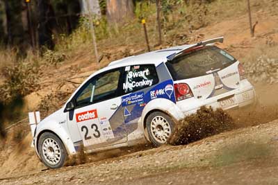 23;22-June-2008;ARC;Australia;Australian-Rally-Championship;Gerard-McConkey;Imbil;Marius-Swart;QLD;Queensland;Sunshine-Coast;Volkswagen-Polo-S2000;auto;motorsport;racing;super-telephoto