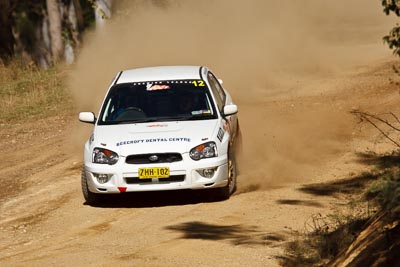 12;22-June-2008;ARC;Australia;Australian-Rally-Championship;Imbil;John-Berne;QLD;Queensland;Subaru-Impreza-RS;Sunshine-Coast;Tony-Best;auto;motorsport;racing;super-telephoto