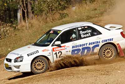 12;22-June-2008;ARC;Australia;Australian-Rally-Championship;Imbil;John-Berne;QLD;Queensland;Subaru-Impreza-RS;Sunshine-Coast;Tony-Best;auto;motorsport;racing;super-telephoto