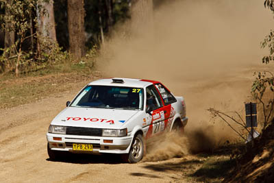 27;22-June-2008;ARC;Australia;Australian-Rally-Championship;Ben-Cullen;Imbil;Matthew-Cullen;QLD;Queensland;Sunshine-Coast;Toyota-Sprinter;auto;motorsport;racing;super-telephoto