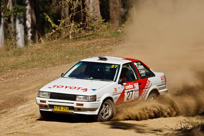 27;22-June-2008;ARC;Australia;Australian-Rally-Championship;Ben-Cullen;Imbil;Matthew-Cullen;QLD;Queensland;Sunshine-Coast;Toyota-Sprinter;auto;motorsport;racing;super-telephoto