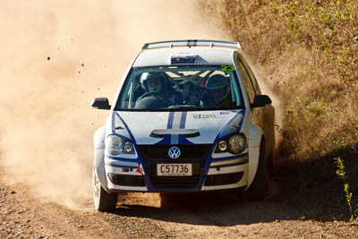 23;22-June-2008;ARC;Australia;Australian-Rally-Championship;Gerard-McConkey;Imbil;Marius-Swart;QLD;Queensland;Sunshine-Coast;Volkswagen-Polo-S2000;auto;motorsport;racing;super-telephoto