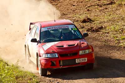 24;22-June-2008;ARC;Australia;Australian-Rally-Championship;Evo-6;Imbil;Margot-Knowles;Mitsubishi-Lancer;Mitsubishi-Lancer-Evolution-VI;QLD;QRC;Queensland;Queensland-Rally-Championship;Simon-Knowles;Sunshine-Coast;auto;motorsport;racing;super-telephoto