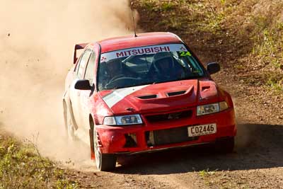 24;22-June-2008;ARC;Australia;Australian-Rally-Championship;Evo-6;Imbil;Margot-Knowles;Mitsubishi-Lancer;Mitsubishi-Lancer-Evolution-VI;QLD;QRC;Queensland;Queensland-Rally-Championship;Simon-Knowles;Sunshine-Coast;auto;motorsport;racing;super-telephoto