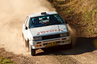 27;22-June-2008;ARC;Australia;Australian-Rally-Championship;Ben-Cullen;Imbil;Matthew-Cullen;QLD;Queensland;Sunshine-Coast;Toyota-Sprinter;auto;motorsport;racing;super-telephoto