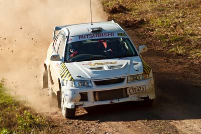 28;22-June-2008;Australia;Erik-Johnsson;Evo-6;Imbil;John-McCarthy;Mitsubishi-Lancer;Mitsubishi-Lancer-Evolution-VI;QLD;QRC;Queensland;Queensland-Rally-Championship;Sunshine-Coast;auto;motorsport;racing;super-telephoto