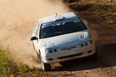 30;22-June-2008;Australia;Ford-Falcon-XR8;Ian-Menzies;Imbil;QLD;QRC;Queensland;Queensland-Rally-Championship;Robert-McGowan;Sunshine-Coast;auto;motorsport;racing;super-telephoto