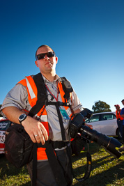 22-June-2008;ARC;Australia;Australian-Rally-Championship;Imbil;Joel-Strickland;QLD;Queensland;Sunshine-Coast;auto;motorsport;official-finish;photographer;podium;portrait;racing;sky;wide-angle