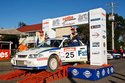 25;22-June-2008;ARC;Australia;Australian-Rally-Championship;Evo-6;Imbil;Mitsubishi-Lancer;Mitsubishi-Lancer-Evolution-VI;QLD;QRC;Queensland;Queensland-Rally-Championship;Rebecca-Smart;Ryan-Smart;Sunshine-Coast;afternoon;auto;motorsport;official-finish;podium;racing;wide-angle