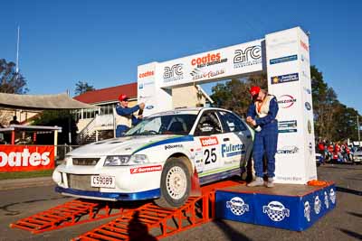 25;22-June-2008;ARC;Australia;Australian-Rally-Championship;Evo-6;Imbil;Mitsubishi-Lancer;Mitsubishi-Lancer-Evolution-VI;QLD;QRC;Queensland;Queensland-Rally-Championship;Rebecca-Smart;Ryan-Smart;Sunshine-Coast;afternoon;auto;motorsport;official-finish;podium;racing;wide-angle