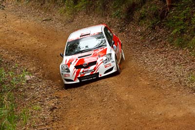 1;14-November-2008;ARC;Australia;Australian-Rally-Championship;Coffs-Coast;Coffs-Harbour;NSW;New-South-Wales;Simon-Evans;Sue-Evans;Team-TRD;Toyota-TRD-Corolla-S2000;auto;media-day;motorsport;racing;telephoto