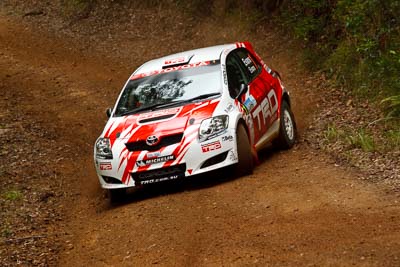 1;14-November-2008;ARC;Australia;Australian-Rally-Championship;Coffs-Coast;Coffs-Harbour;NSW;New-South-Wales;Simon-Evans;Sue-Evans;Team-TRD;Toyota-TRD-Corolla-S2000;auto;media-day;motorsport;racing;telephoto