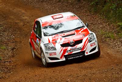 2;14-November-2008;ARC;Australia;Australian-Rally-Championship;Coffs-Coast;Coffs-Harbour;Coral-Taylor;NSW;Neal-Bates;New-South-Wales;Team-TRD;Toyota-TRD-Corolla-S2000;auto;media-day;motorsport;racing;telephoto