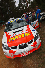 4;14-November-2008;ARC;Australia;Australian-Rally-Championship;Coffs-Coast;Coffs-Harbour;David-Green;Michael-Guest;NSW;New-South-Wales;Subaru-Impreza-WRX-STI;auto;media-day;motorsport;racing;wide-angle