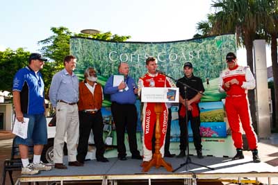 14-November-2008;ARC;Australia;Australian-Rally-Championship;Coffs-Coast;Coffs-Harbour;Dallas-Dogger;Guy-Wilks;Martin-Quinn;NSW;Nathan-Quinn;Neal-Bates;New-South-Wales;auto;ceremonial-start;council;dignitaries;media-day;motorsport;racing;wide-angle