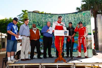 14-November-2008;ARC;Australia;Australian-Rally-Championship;Coffs-Coast;Coffs-Harbour;Dallas-Dogger;Guy-Wilks;Martin-Quinn;NSW;Nathan-Quinn;Neal-Bates;New-South-Wales;auto;ceremonial-start;council;dignitaries;media-day;motorsport;racing;wide-angle