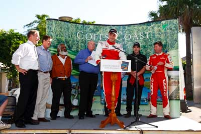 14-November-2008;ARC;Australia;Australian-Rally-Championship;Coffs-Coast;Coffs-Harbour;Dallas-Dogger;Guy-Wilks;NSW;Nathan-Quinn;Neal-Bates;New-South-Wales;auto;ceremonial-start;council;dignitaries;media-day;motorsport;racing;wide-angle