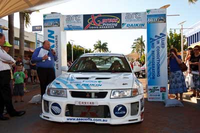 18;14-November-2008;ARC;Australia;Australian-Rally-Championship;Ben-Atkinson;Coffs-Coast;Coffs-Harbour;Evo-5;Mitsubishi-Lancer;Mitsubishi-Lancer-Evolution-V;NSW;NSW-Rally-Championship;NSWRC;Nathan-Quinn;New-South-Wales;auto;ceremonial-start;media-day;motorsport;racing;wide-angle