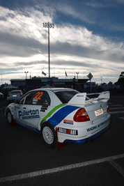 22;15-November-2008;ARC;Australia;Australian-Rally-Championship;Coffs-Coast;Coffs-Harbour;Evo-6;Mitsubishi-Lancer;Mitsubishi-Lancer-Evolution-VI;NSW;New-South-Wales;Rebecca-Smart;Ryan-Smart;atmosphere;auto;clouds;motorsport;racing;service-centre;service-park;sky;sun;wide-angle