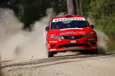 19;15-November-2008;ARC;Australia;Australian-Rally-Championship;Coffs-Coast;Coffs-Harbour;Guy-Wilks;Honda-Civic-Type-R;NSW;New-South-Wales;Phillip-Pugh;auto;motorsport;racing;special-stage;super-telephoto