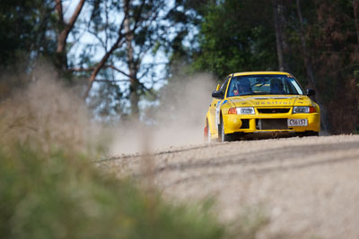 20;15-November-2008;ARC;Australia;Australian-Rally-Championship;Coffs-Coast;Coffs-Harbour;Evo-6;John-Goasdoue;Mitsubishi-Lancer;Mitsubishi-Lancer-Evolution-VI;NSW;New-South-Wales;Tom-Smith;auto;motorsport;racing;special-stage;super-telephoto