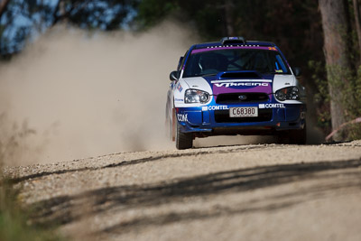 25;15-November-2008;ARC;Australia;Australian-Rally-Championship;Coffs-Coast;Coffs-Harbour;John-McCarthy;Matthew-van-Tuinen;NSW;New-South-Wales;Subaru-Impreza-WRX-STI;auto;motorsport;racing;special-stage;super-telephoto