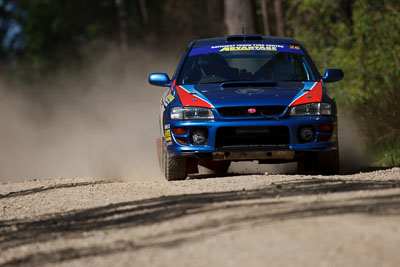 26;15-November-2008;ARC;Australia;Australian-Rally-Championship;Coffs-Coast;Coffs-Harbour;Leigh-Gotch;NSW;New-South-Wales;Rodger-Pedersen;Subaru-Impreza-WRX-STI;auto;motorsport;racing;special-stage;super-telephoto