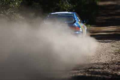 26;15-November-2008;ARC;Australia;Australian-Rally-Championship;Coffs-Coast;Coffs-Harbour;Leigh-Gotch;NSW;New-South-Wales;Rodger-Pedersen;Subaru-Impreza-WRX-STI;auto;motorsport;racing;special-stage;super-telephoto