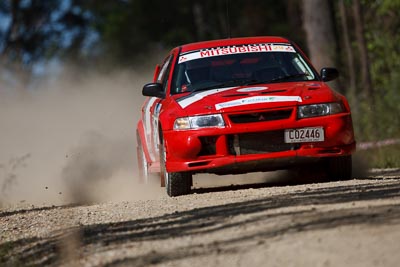 29;15-November-2008;ARC;Australia;Australian-Rally-Championship;Coffs-Coast;Coffs-Harbour;Evo-6;Margot-Knowles;Mitsubishi-Lancer;Mitsubishi-Lancer-Evolution-VI;NSW;New-South-Wales;Simon-Knowles;auto;motorsport;racing;special-stage;super-telephoto