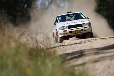 31;15-November-2008;ARC;Australia;Australian-Rally-Championship;Ben-Cullen;Coffs-Coast;Coffs-Harbour;Matthew-Cullen;NSW;NSW-Rally-Championship;NSWRC;New-South-Wales;Toyota-Corolla-Levin;auto;motorsport;racing;special-stage;super-telephoto