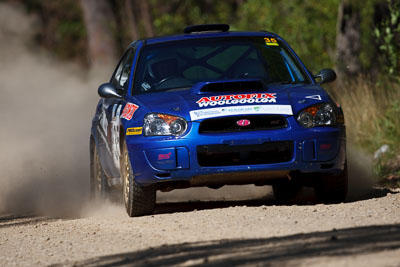 35;15-November-2008;ARC;Australia;Australian-Rally-Championship;Coffs-Coast;Coffs-Harbour;Michael-South;NSW;NSW-Rally-Championship;NSWRC;New-South-Wales;Subaru-Impreza-WRX-STI;Sue-South;auto;motorsport;racing;special-stage;super-telephoto