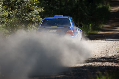 35;15-November-2008;ARC;Australia;Australian-Rally-Championship;Coffs-Coast;Coffs-Harbour;Michael-South;NSW;NSW-Rally-Championship;NSWRC;New-South-Wales;Subaru-Impreza-WRX-STI;Sue-South;auto;motorsport;racing;special-stage;super-telephoto