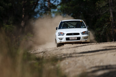 38;15-November-2008;ARC;Arnold-Sluce;Australia;Australian-Rally-Championship;Cameron-Sluce;Coffs-Coast;Coffs-Harbour;NSW;NSW-Rally-Championship;NSWRC;New-South-Wales;Subaru-Impreza-RS;auto;motorsport;racing;special-stage;super-telephoto