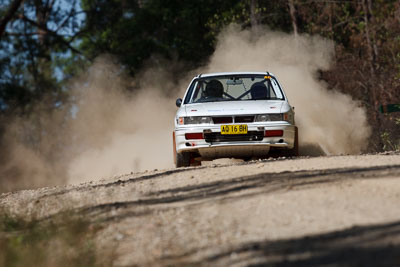 40;15-November-2008;ARC;Australia;Australian-Rally-Championship;Coffs-Coast;Coffs-Harbour;Joel-Payne;Mitsubishi-Galant-VR4;NSW;NSW-Rally-Championship;NSWRC;New-South-Wales;Troy-Gordon;auto;motorsport;racing;special-stage;super-telephoto