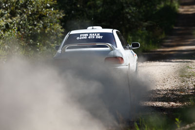 41;15-November-2008;ARC;Australia;Australian-Rally-Championship;Coffs-Coast;Coffs-Harbour;NSW;NSW-Rally-Championship;NSWRC;New-South-Wales;Nigel-Bland;Steve-Mitchell;Subaru-Impreza-WRX;auto;motorsport;racing;special-stage;super-telephoto