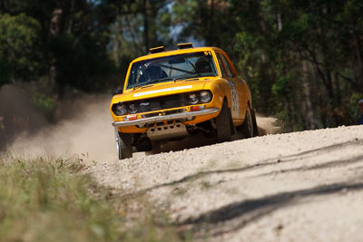 51;15-November-2008;ARC;Australia;Australian-Rally-Championship;Coffs-Coast;Coffs-Harbour;Mazda-RX‒2;NSW;NSW-Rally-Championship;NSWRC;New-South-Wales;Richard-Troup;Russell-Hannah;auto;motorsport;racing;special-stage;super-telephoto